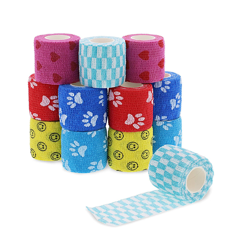 Συνεκτικός επίδεσμος με αυτοκόλλητο κατοικίδιο για πρήξιμο από διαστρέμματα αστραγάλου καρπού γόνατος