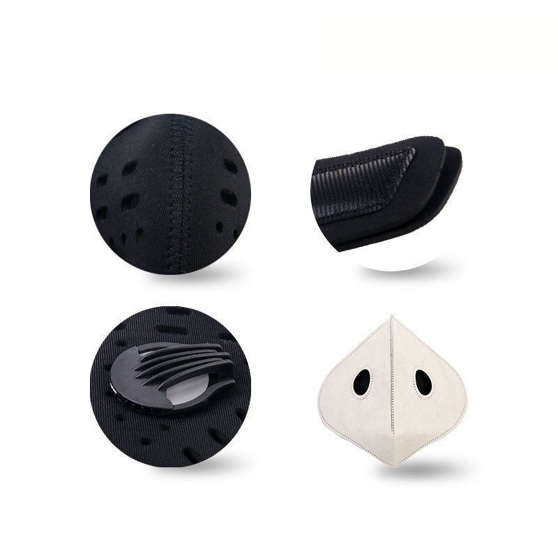 Αντιρρυπαντική μάσκα προσώπου ποδηλασίας με φίλτρο και βαλβίδα 