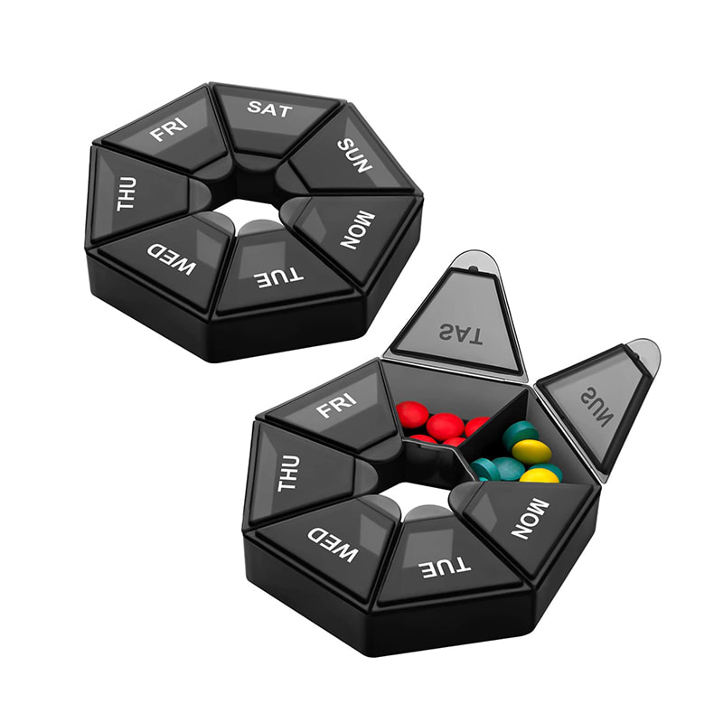 Φορητό Extra Large Weekly Pill Organizer for Medicine 