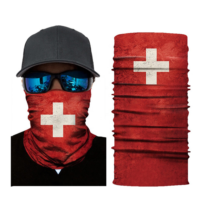 Custom Cotton Bandana Cycling Mask για ασπίδα προσώπου 