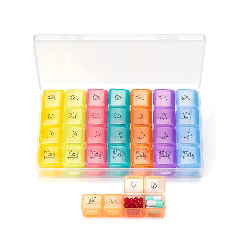 Φορητή καθημερινή εβδομαδιαία φαρμακευτική θήκη για χάπι 