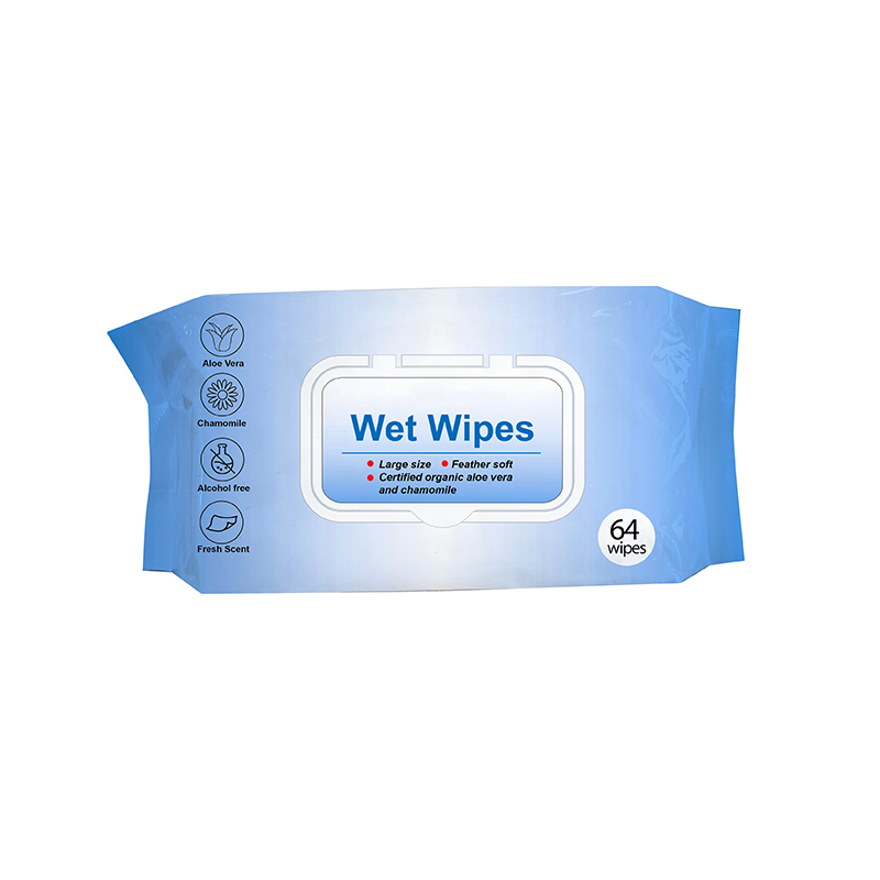 Φορητά μαντηλάκια χωρίς αλκοόλ Fresh Scent Soft Wet Wipe 64 Wipes 