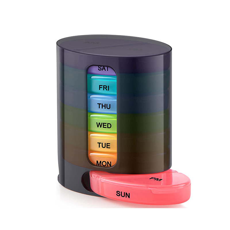 Πλαστικό κουτί φαρμάκου με δυνατότητα στοίβαξης 7 ημερών 28 