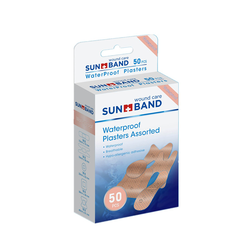 Ποικιλία αναπνεύσιμου αδιάβροχου γύψου για περιποίηση τραυμάτων 