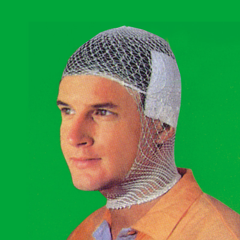 Ελαστικός επίδεσμος διχτυωτός σωληνοειδές περιποίηση τραυμάτων για να ταιριάζει στο σχήμα του σώματος