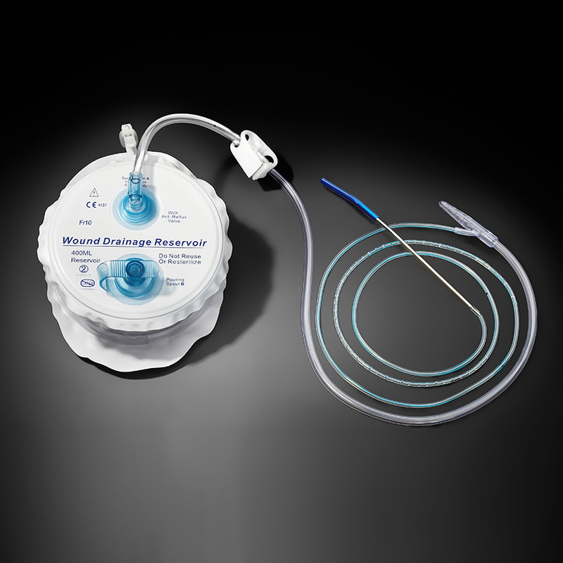 Δεξαμενή αποστράγγισης πληγών (με ελατήριο)